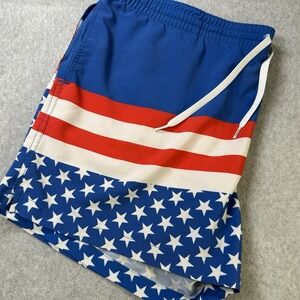 Chubbies‎ USA Flag Swim Trunks 2XL 4" Inseam Stars & Stripes Patriotic Shorts